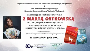 Jak mówić o niepełnosprawności z dziećmi - spotkanie z Martą Ostrowską w Wejherowie