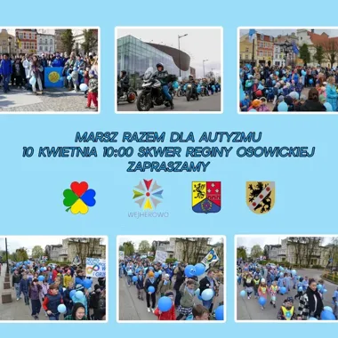 Wejherowo ruszy niebieskim marszem - miasto pokaże wsparcie dla autyzmu